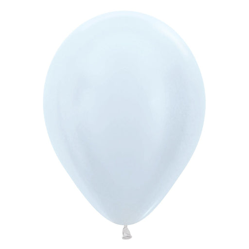 Sempertex Latex Balloons 5 Inch (100pk) Satin White Balloons