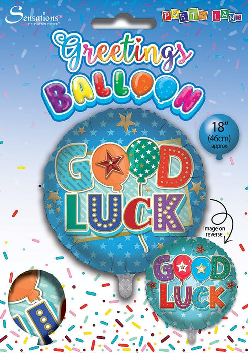 Sensations Balloons Foil Balloon Good Luck 18 Inch Foil Balloon