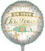 Sensations Balloons Foil Balloon On Your Christening Day 18 Inch Foil Balloon