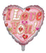 Sensations Foil Balloon I Love You 18" Foil Heart Balloon