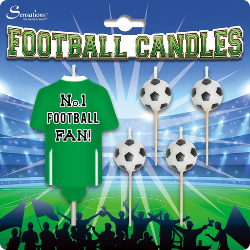 Sensations Candle No1 Football Fan Candle set - Green