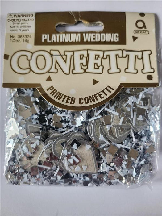 Platinum Wedding Confetti 14g