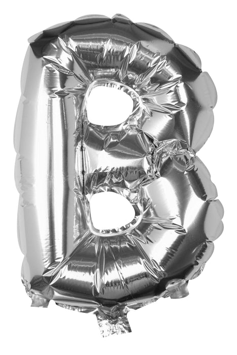 Ballon aluminium lettre B argenté 16"