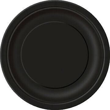Black Paper Party Plates 8pk