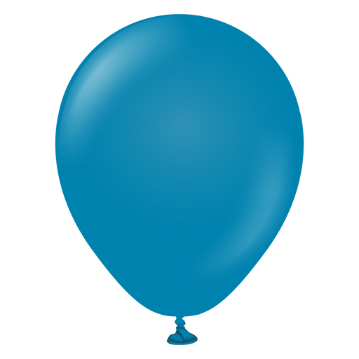 Retro Deep Blue Balloons