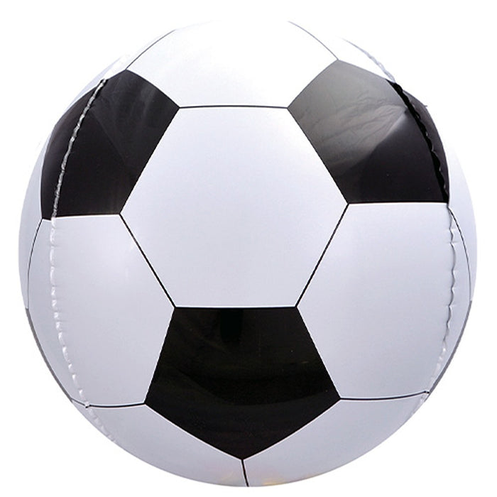 Black Football Galaxy Sphere Foil 15"