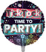 Tick Tock Party 18 Inch Foil