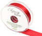 Red Double Faced Satin Ribbon 25mm X 20M