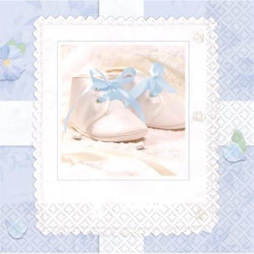 Tiny Blessing Blue Napkins 16pk