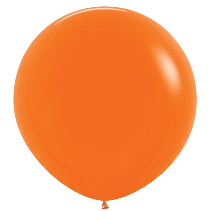 Sempertex Latex Balloons 36 Inch (2pk) Fashion Orange Balloons