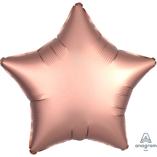 19 Inch Star Satin Rose Copper Plain Foil (Flat)