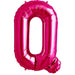 34'' Super Shape Foil Letter Q - Magenta