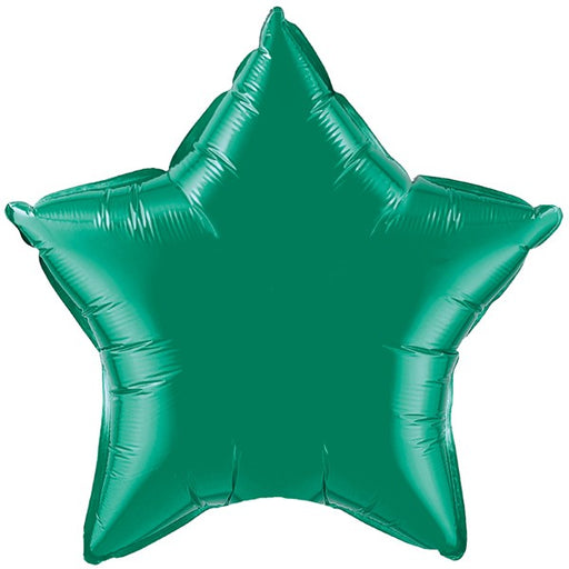 20 Inch Emerald Green Star (Flat)