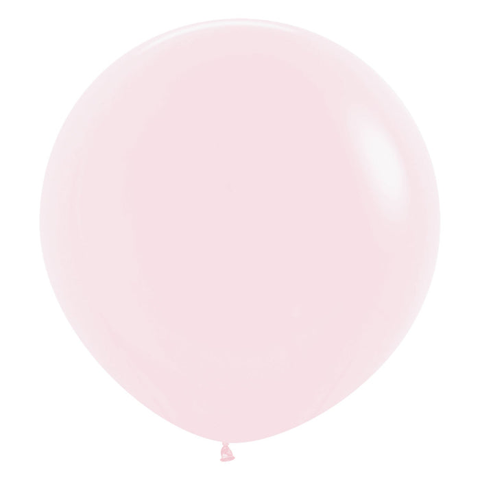 HouseParti Wholesalers 24 Inch (3pk) Pastel Matte Pink Balloons