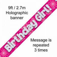 Birthday Girl 2.7m long Banner