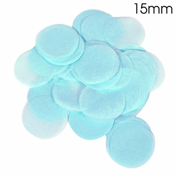 Light Blue Tissue Confetti 15Mm X 14G