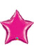 9 Inch Magenta Star Foil (Flat)