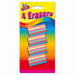 Rainbow Stripe Erasers (4Pk)