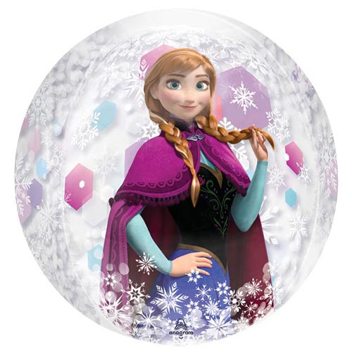 15'' Orbz Frozen Clear Balloon
