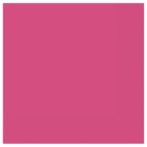 Bright Pink Lunch Napkin 2 Ply 33Cm 20pk