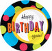 Happy Birthday Again Plates 8pk 26.7cm