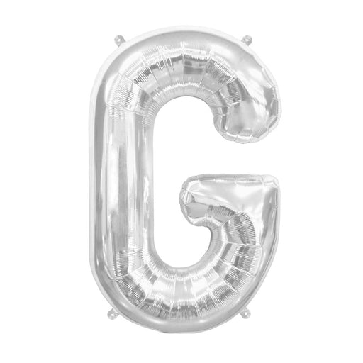16'' Foil Letter G - Silver Packaged Air Fill