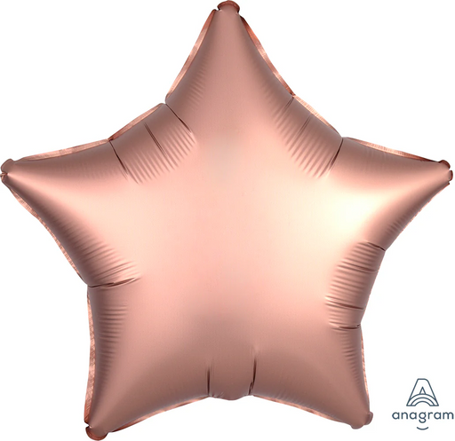 19'' Satin Luxe Rose Copper Star