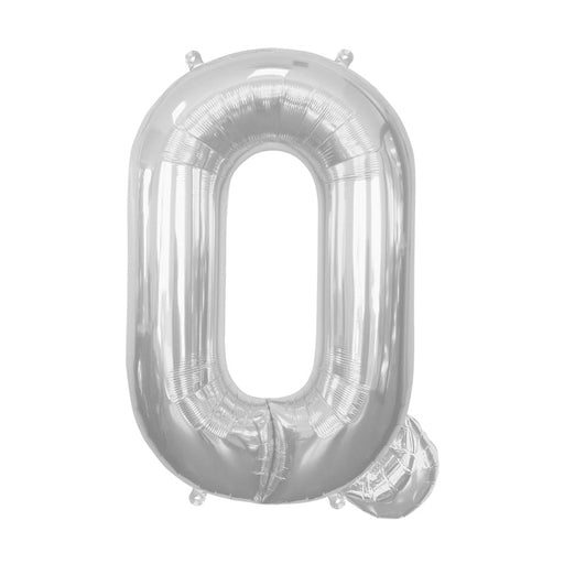 16'' Foil Letter Q - Silver Packaged Air Fill