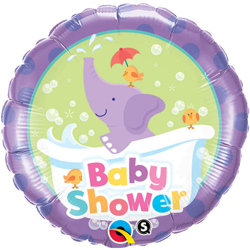 18'' Foil Baby Shower Elephant