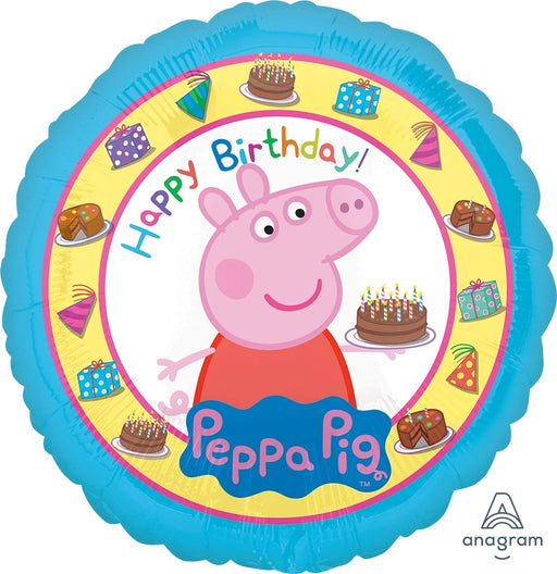 18'' Foil Peppa Pig Happy Birthday