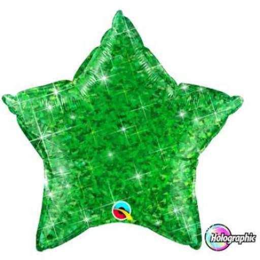 20'' STAR HOLOGRAPHIC JEWEL GREEBN