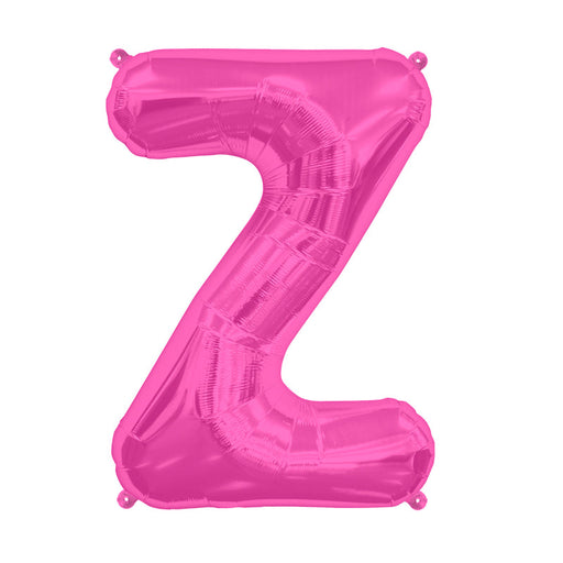 34'' Super Shape Foil Letter Z - Magenta