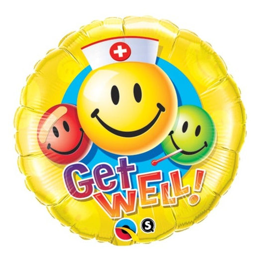 36'' Get Well Smiley Faces