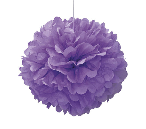 Light Purple Pom Pom Paper Decoration