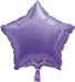 Unique Foil Balloons 18'' Solid Star Lavender Foil