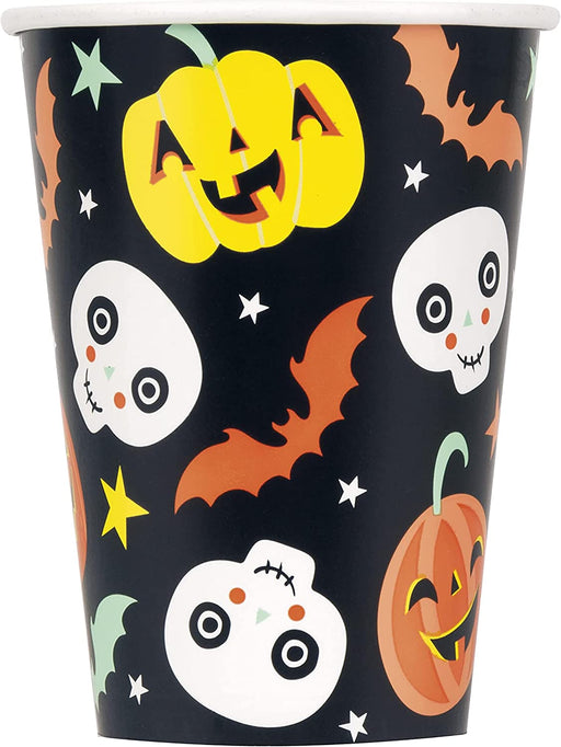 Unique Halloween Pastel Pumpkins Cups 8pk