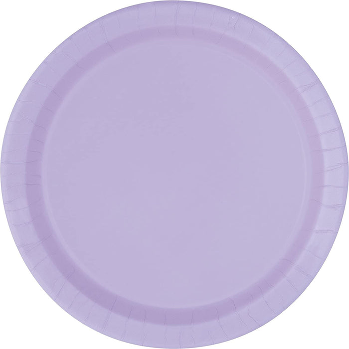 Unique Party Lavender Paper Plates 16pk