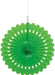 Unique Party Lime Green Paper Fan Decoration