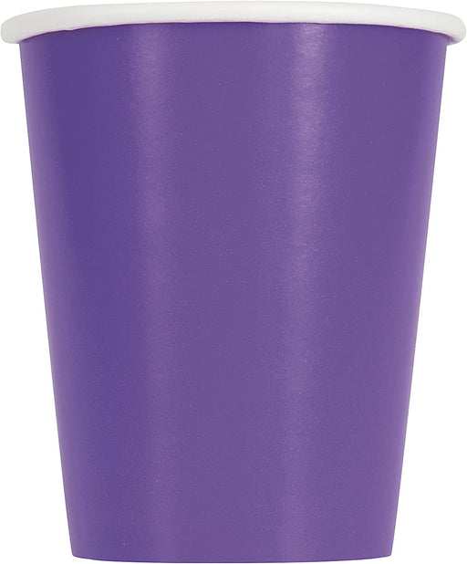 Unique Party Paper Cups Neon Purple Paper Cup
