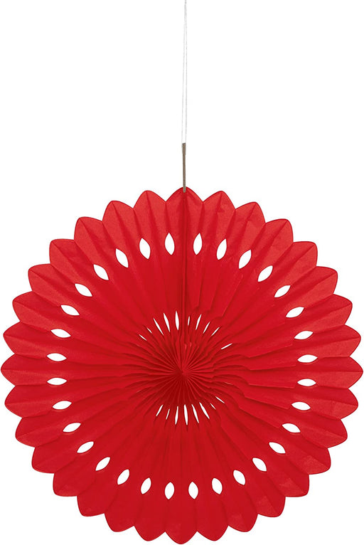 Unique Party Red Paper Fan Decoration
