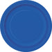 Unique Party Paper Plates Royal Blue Solid Round 9" Dinner Plates (8pk)