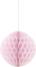 Soft Pink Paper Honeycomb Ball Decoration