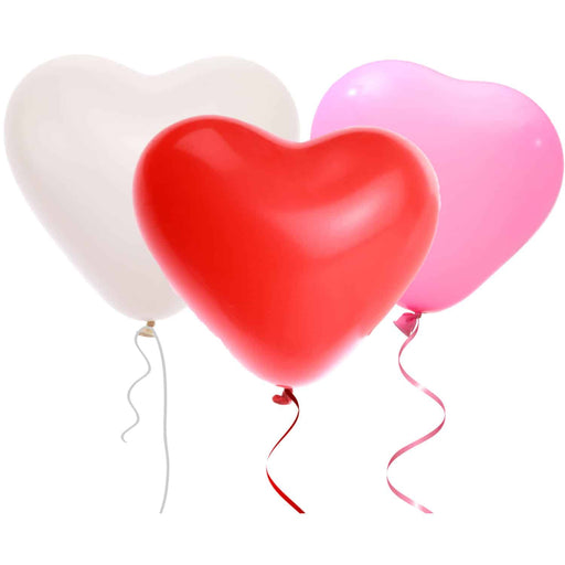 Heart Latex Balloons 5pk