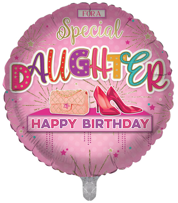 Special Daughter 18 Inch Foil Birthday Balloon