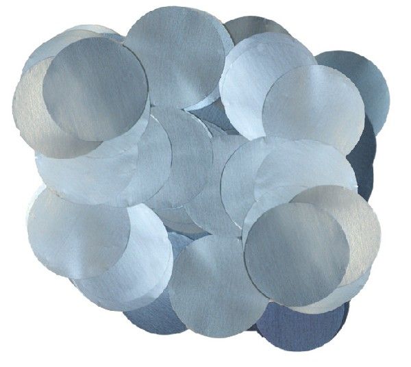 Light Blue Metallic Pearl Foil Confetti 10Mm X 14G