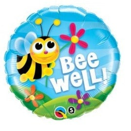 18'' Bee Well! Flowers Foil Balloon