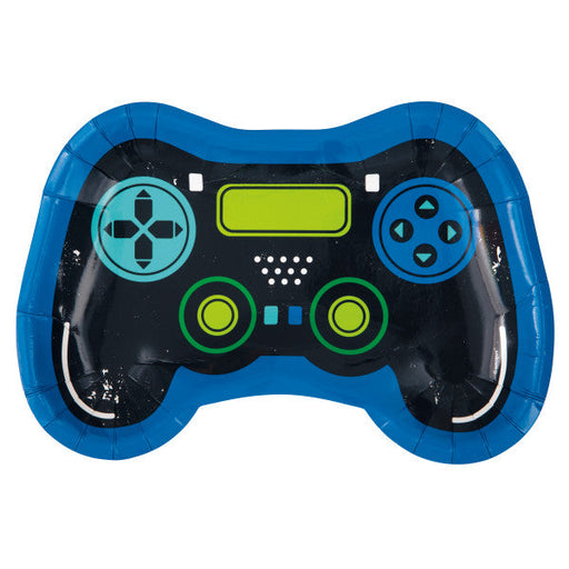 Gamer Birthday Controller Shaped 9.25" Plates (8pk)