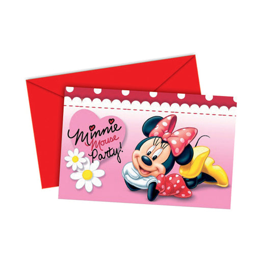 Invite Minnie Daisies 6pk