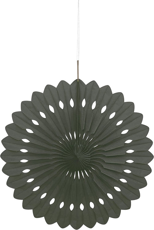 Black Paper Fan Decoration