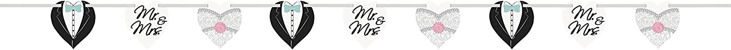 Mr & Mrs Cut Out Banner 1.96M